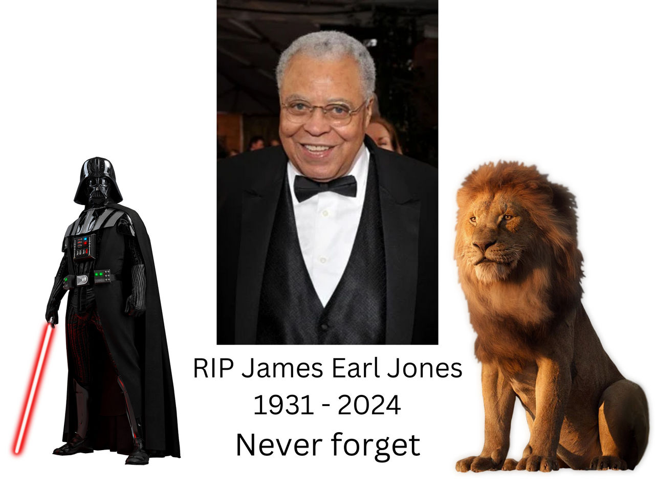 James Jones Rip RIP James Earl Jones 1931 - 2024 by GodzillaPainter1984 on DeviantArt
