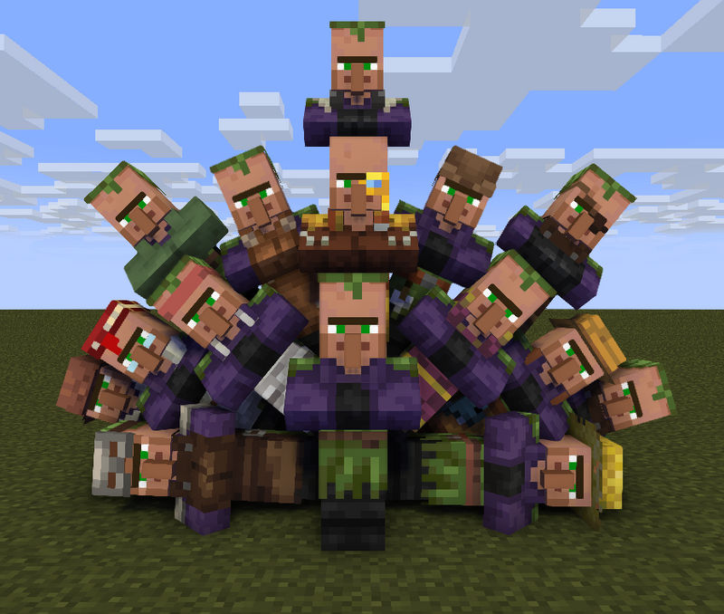 Villagers Swamp villagers by Nixediusly on DeviantArt