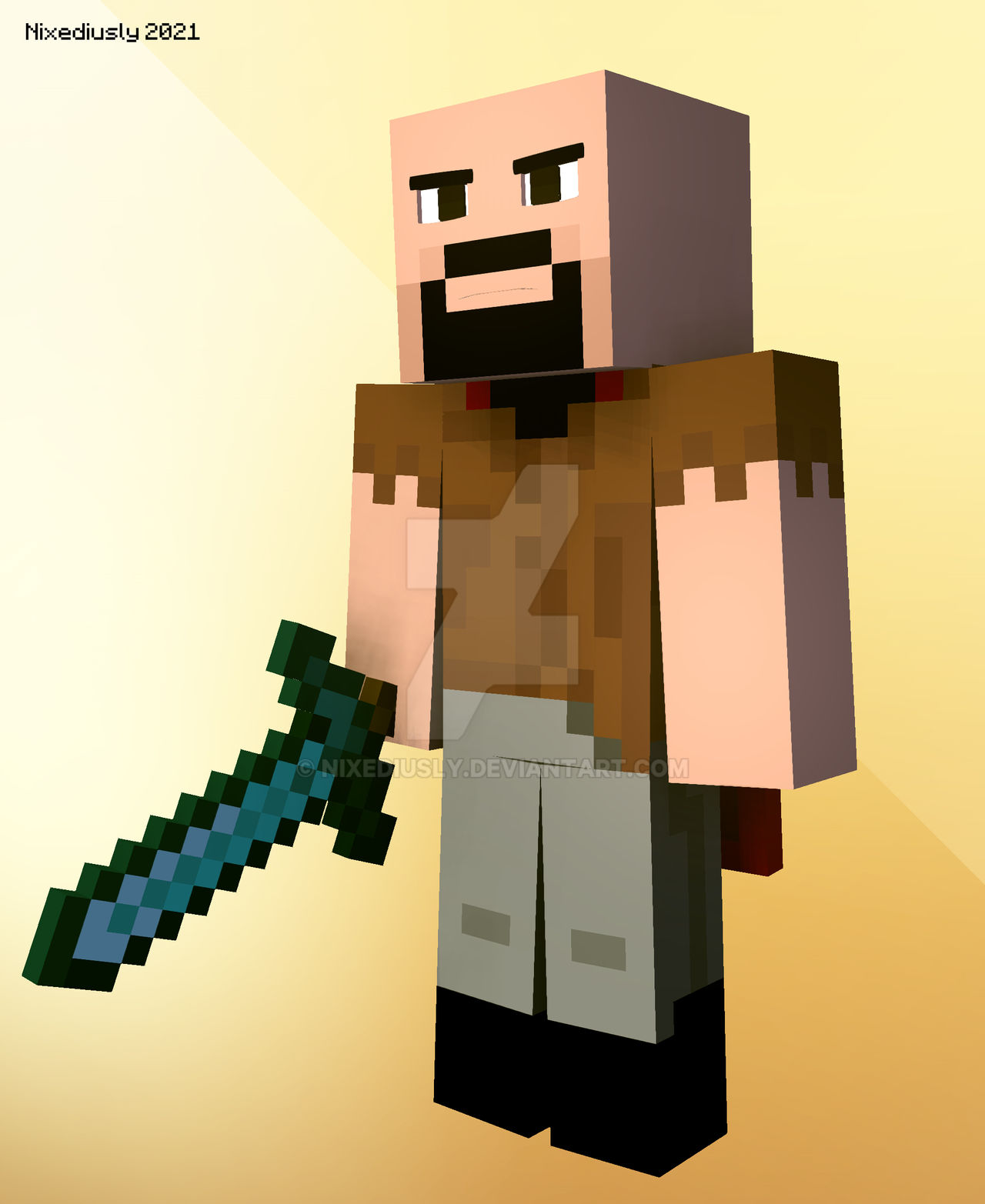 Notch render by Nixediusly on DeviantArt