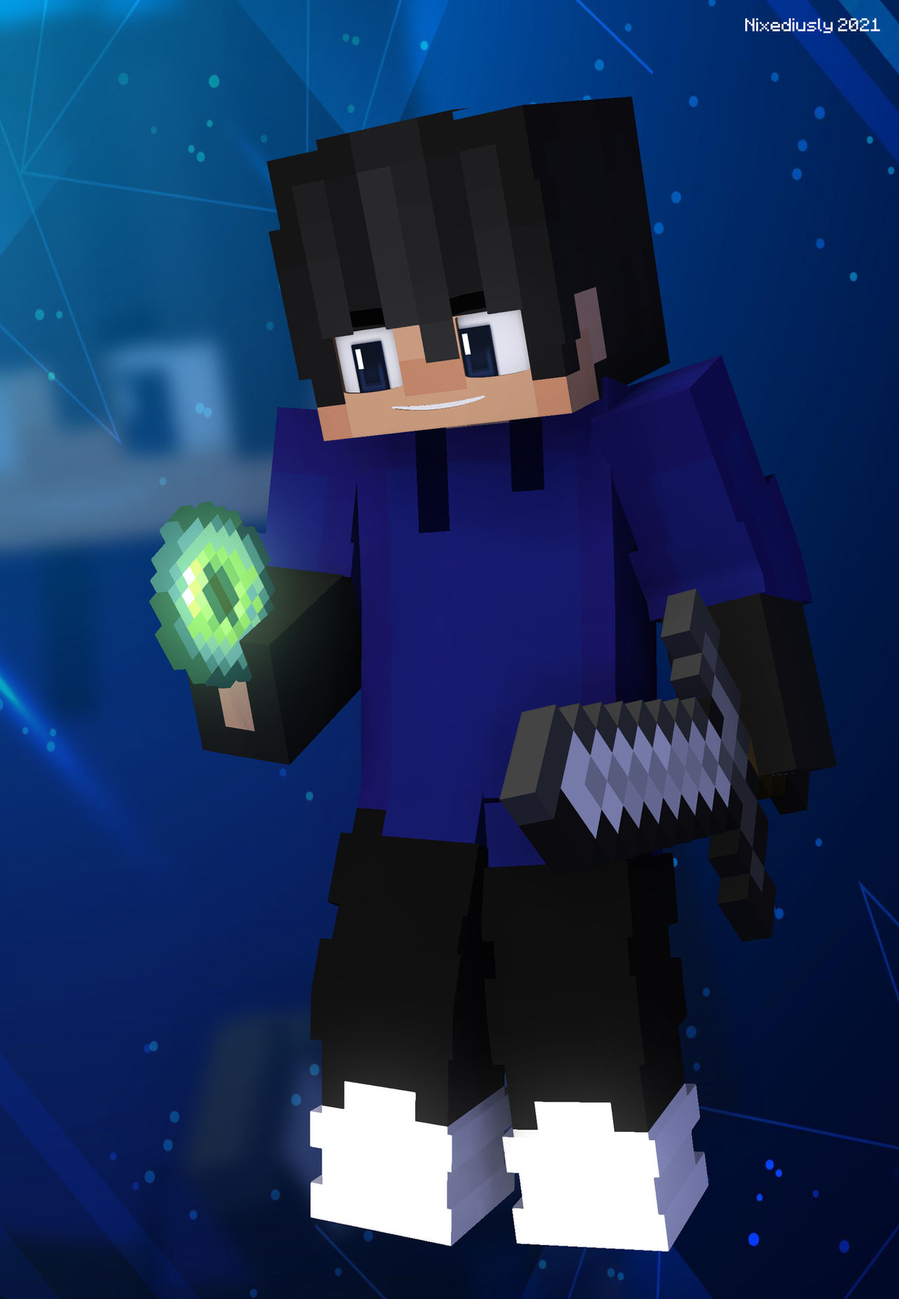 Edcr Minecraft Ed render by Nixediusly on DeviantArt