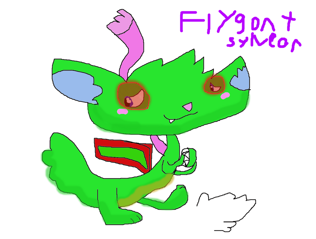 Flygon and sylveon pokemon fusion by FabulousFlygon on DeviantArt