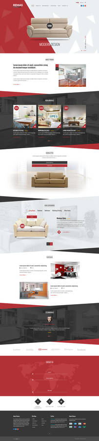 Furniture PSD Template