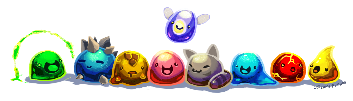 Deviantart Slime Rancher Slime Rancher Slimes by Kampfkewob on DeviantArt