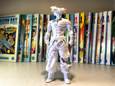 Goku printed statue