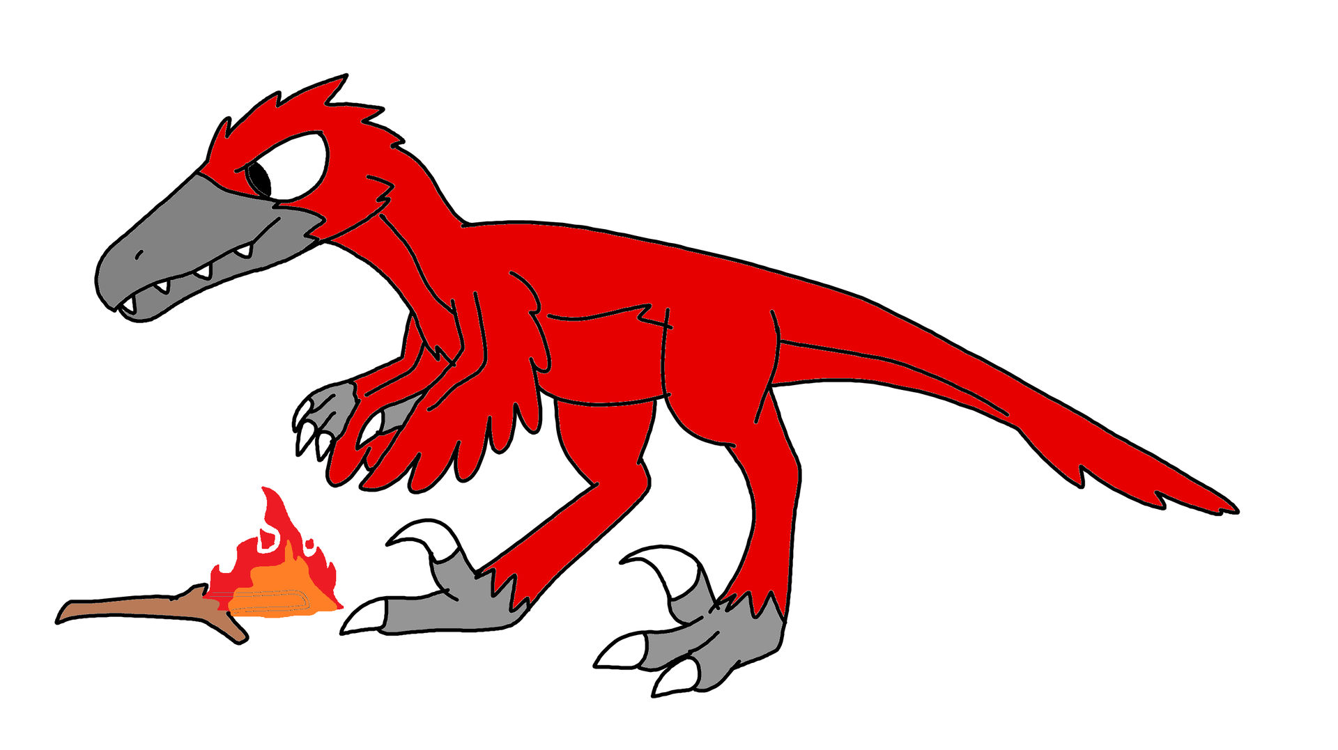 Pyro Raptor Cute Pyroraptor by Mirza-does-art-3 on DeviantArt