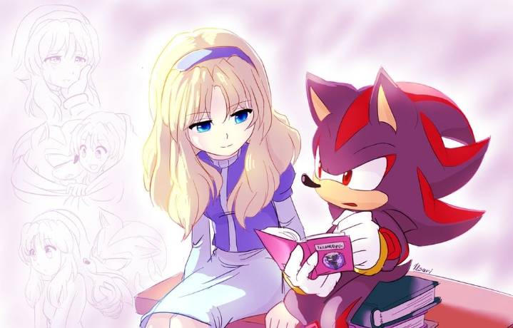 Maria Shadow Maria robotnik and Shadow the hedgehog by Mariarobotnik0 on DeviantArt