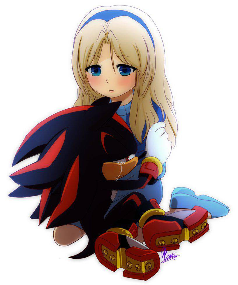 Maria Shadow Maria robotnik and Shadow the hedgehog by Mariarobotnik0 on DeviantArt