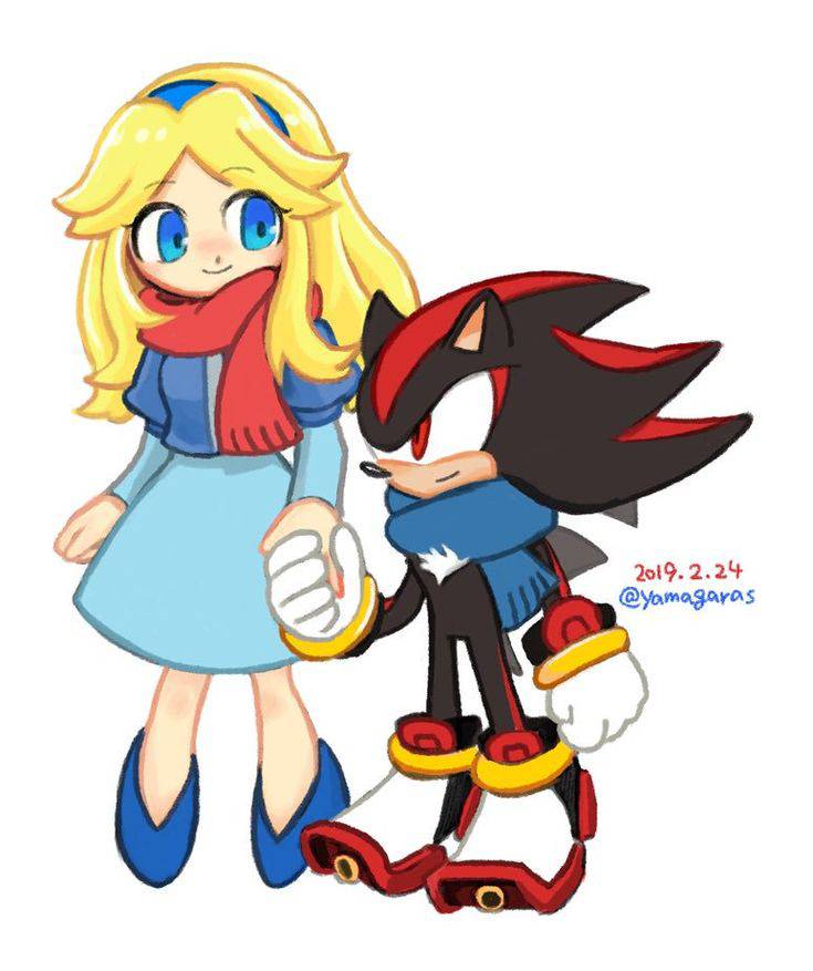 Maria Shadow Maria robotnik and Shadow the hedgehog by Mariarobotnik0 on DeviantArt