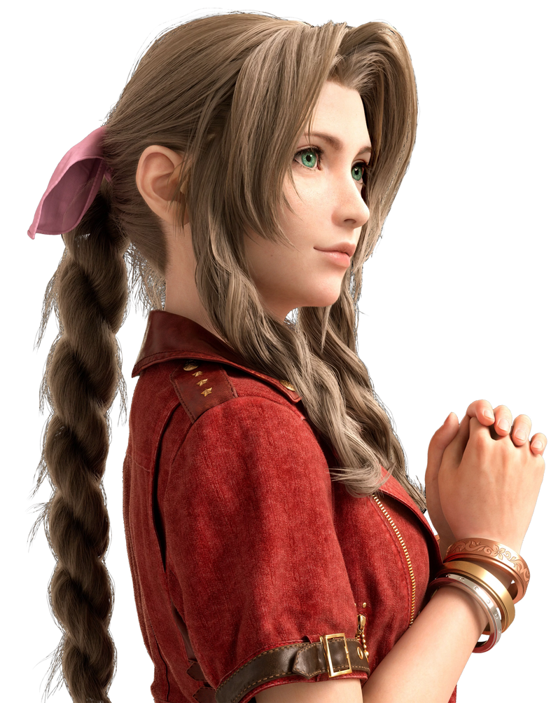  Final Fantasy  VII Remake Aerith Render by Crussong on 