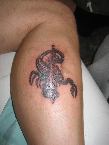 scorpion sword tattoo by megakoky01 on DeviantArt