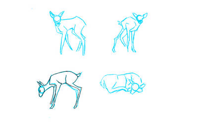 fawn pose set wip