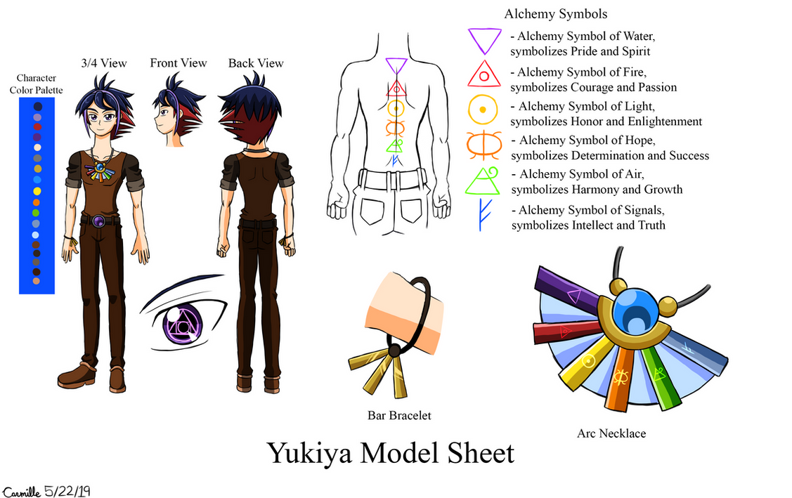 Yukiya Model Sheet by SapphireGemNetwork on DeviantArt