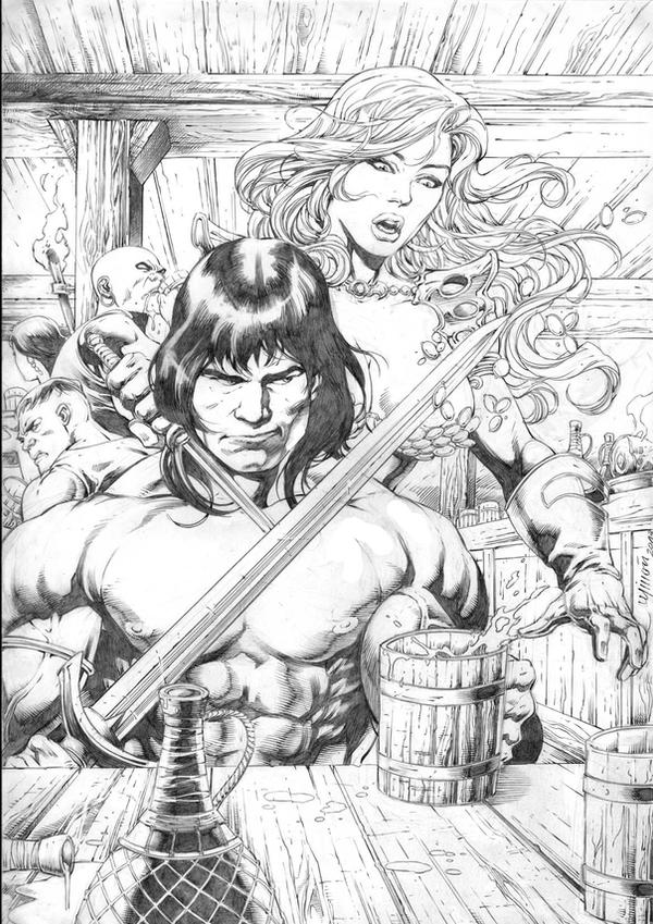 Red Sonja and Conan