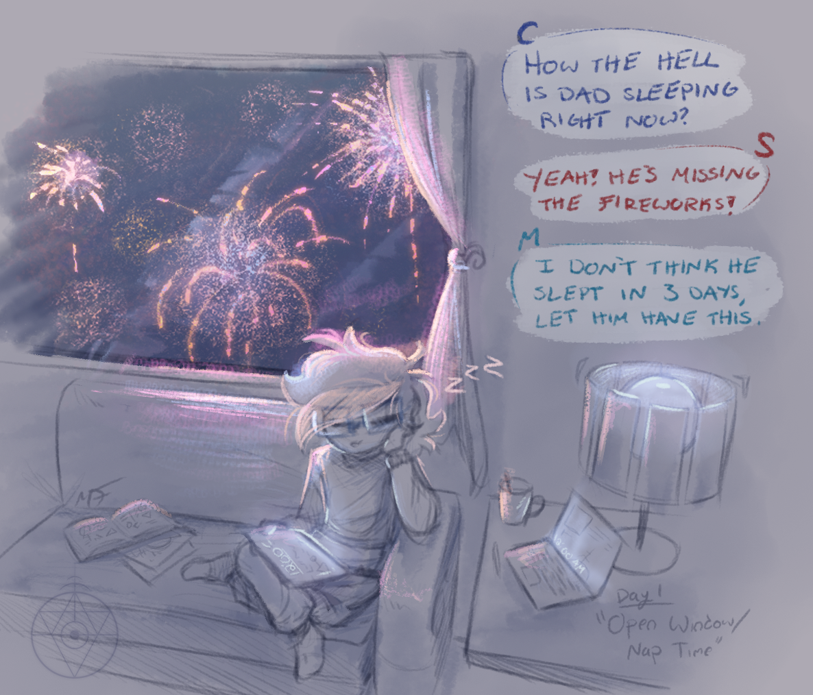 Nap Time Deviantart Day 1 ~ NAP TIME by MaliForger894 on DeviantArt