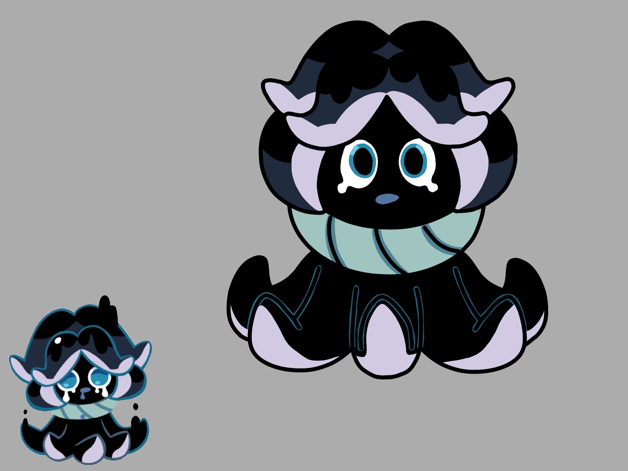 squid ink cookie by parakeetdoodles on DeviantArt