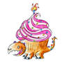 Monster of the Day 872 Birthday Cupcake Dinosaur!