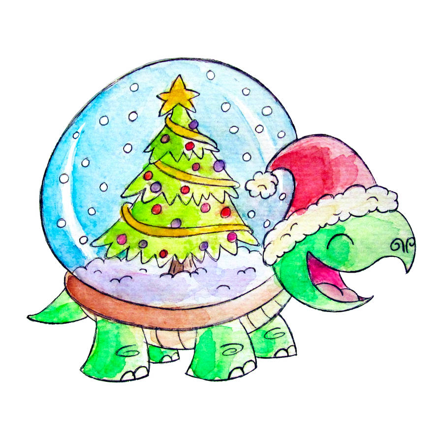 Monster of the Day #1078 Snow Globe Turtle! by jurries21 on DeviantArt