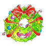 Monster of the Day #1083 Christmas Wreath Monster!