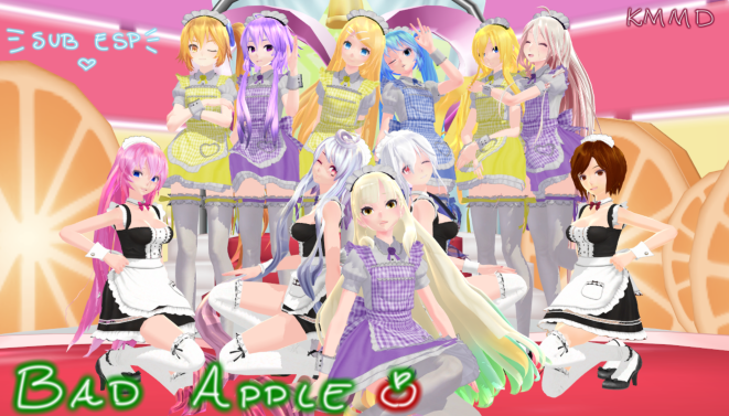 Mmd Bad Apple By Mmdkira On Deviantart Mmd Bad Apple By Mmdkira On Deviantart