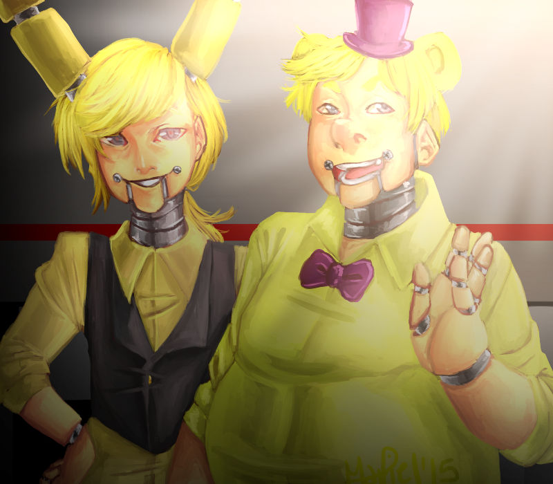 Fmr Springtrap FredBear and Springtrap by Metallic-Beat23117 on DeviantArt