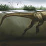 Swimming Theropod