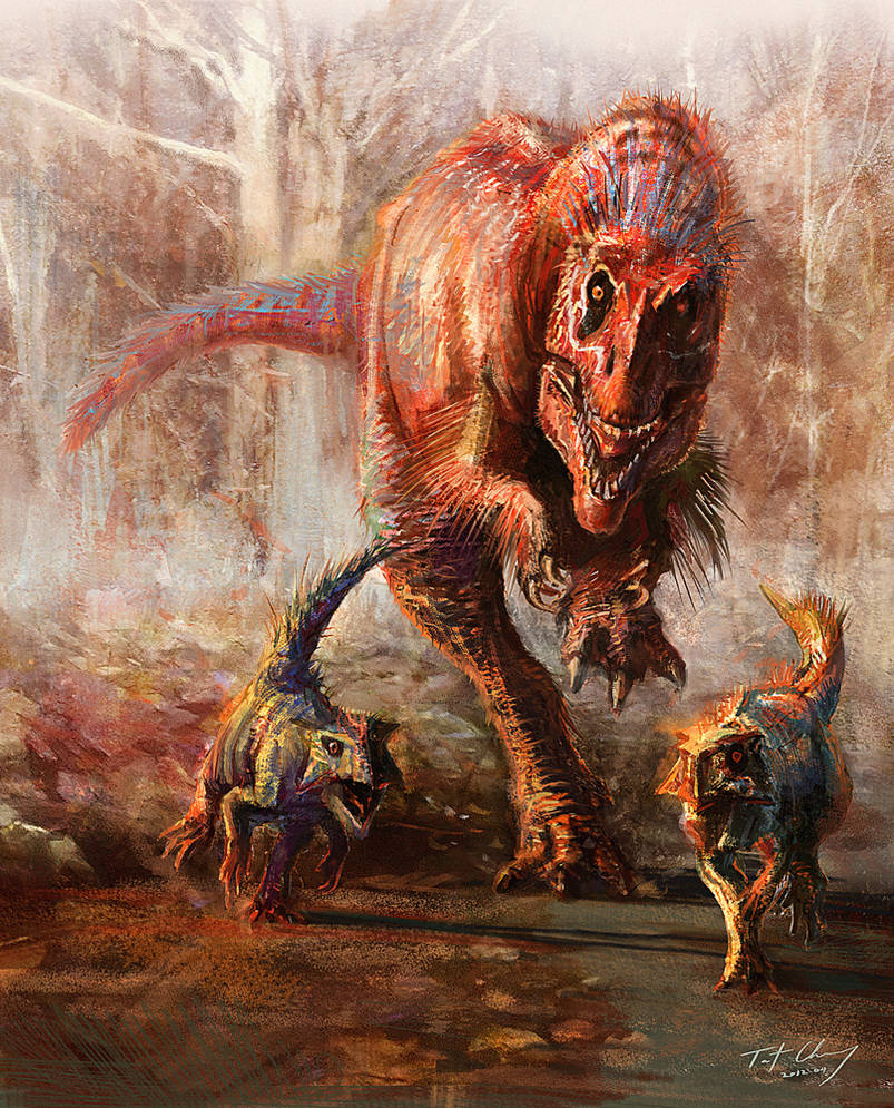 Yutyrannus_huali by cheungchungtat