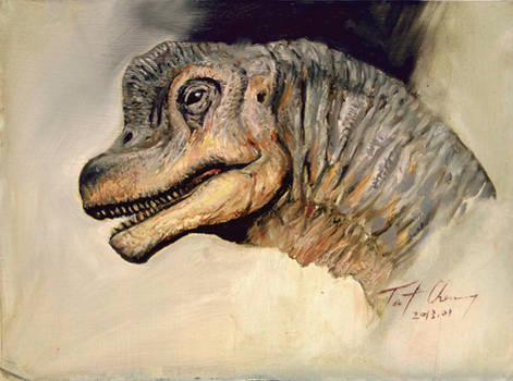 Study of JP1 Brachiosaurus Head