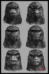 Face Expression of Godzilla