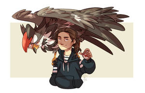 Me and my big birb