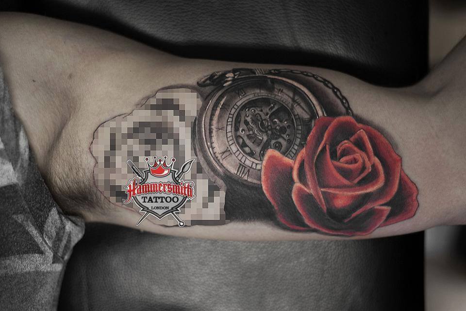 Workinprogress Sureno Tattoo Rose Timepiece Ha