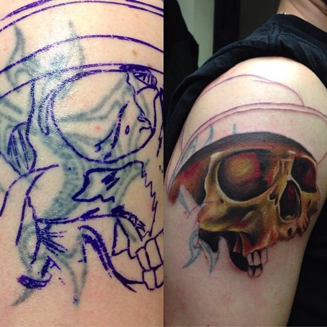 Ruslan Colour  Coverup Realism Tattoo Hammersm