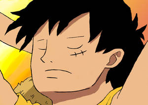 luffy sleeping