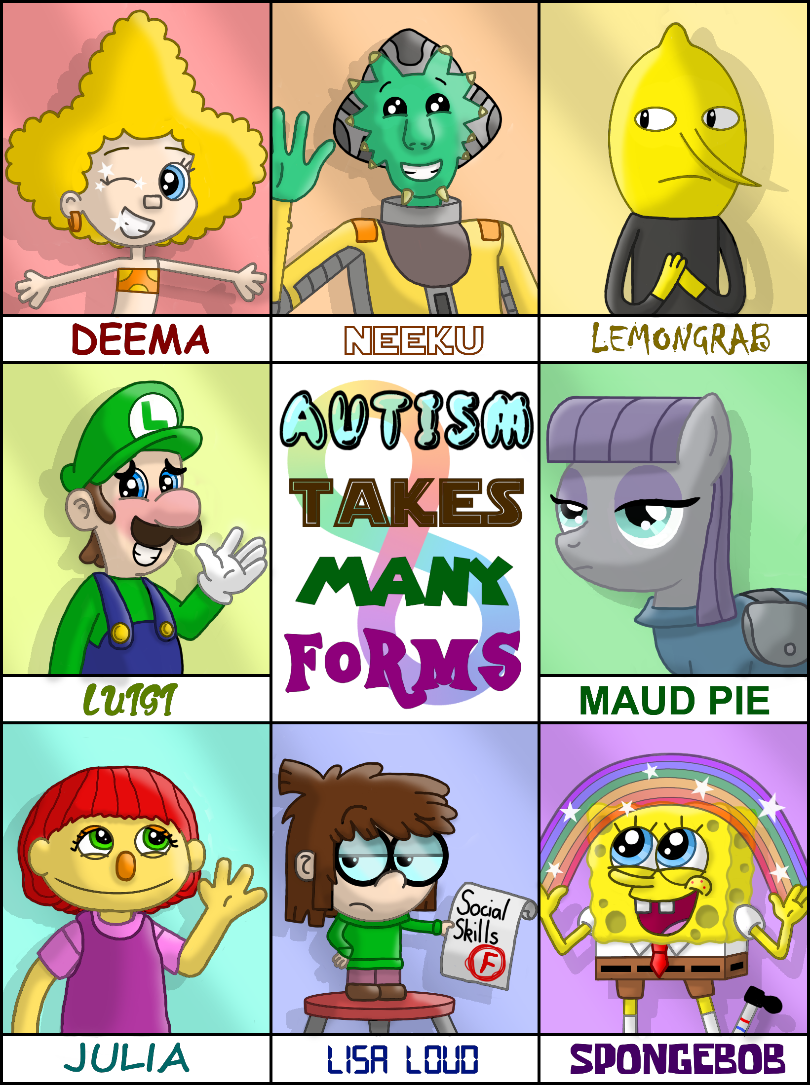 Autism Takes Many Forms by Superfloxes on DeviantArt