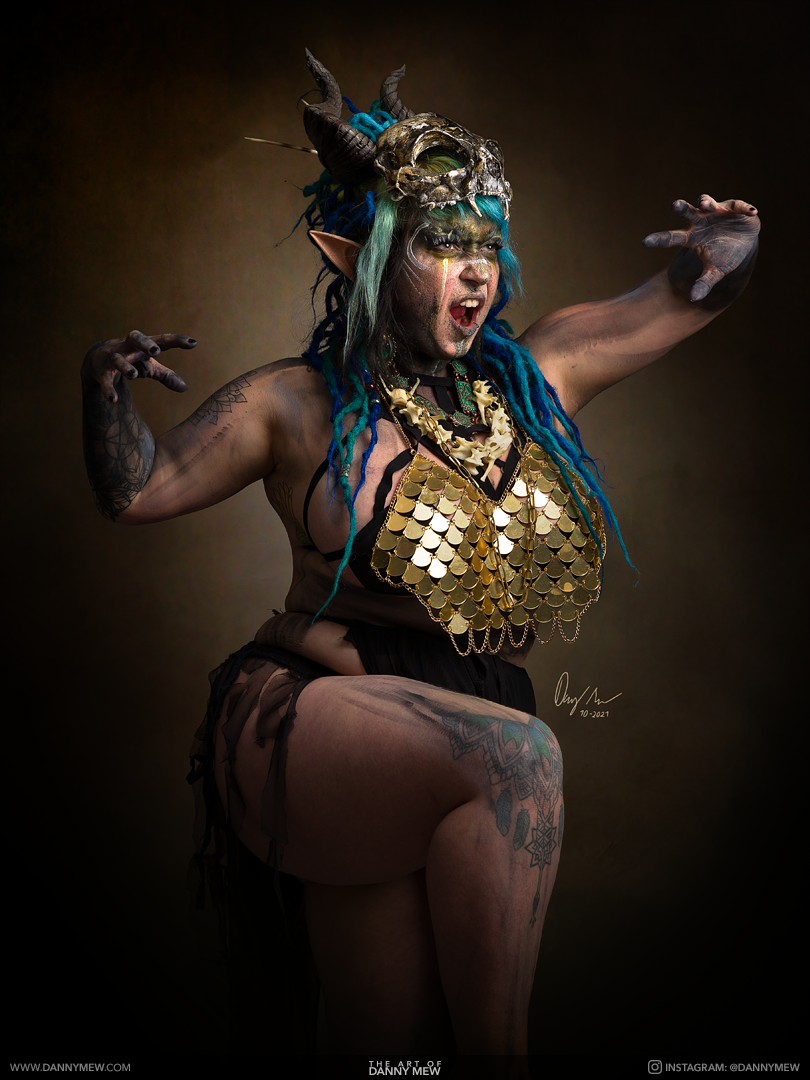 Ancient Elf Priestress Portrait