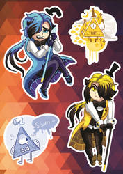 Stickers .:Bill and Will Cipher:.