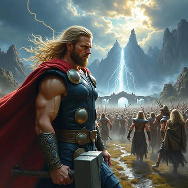 Thor and the Battle for Jotunheim--leaf-L-FLUX.1-d