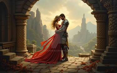 Moonlit Vows in Ruins