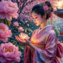 Peony Geisha of the Bloom Pavilion