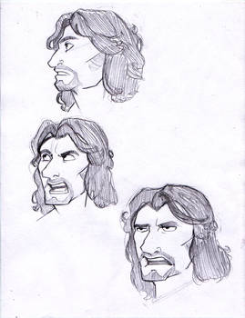 More expression sketches - Th'ero