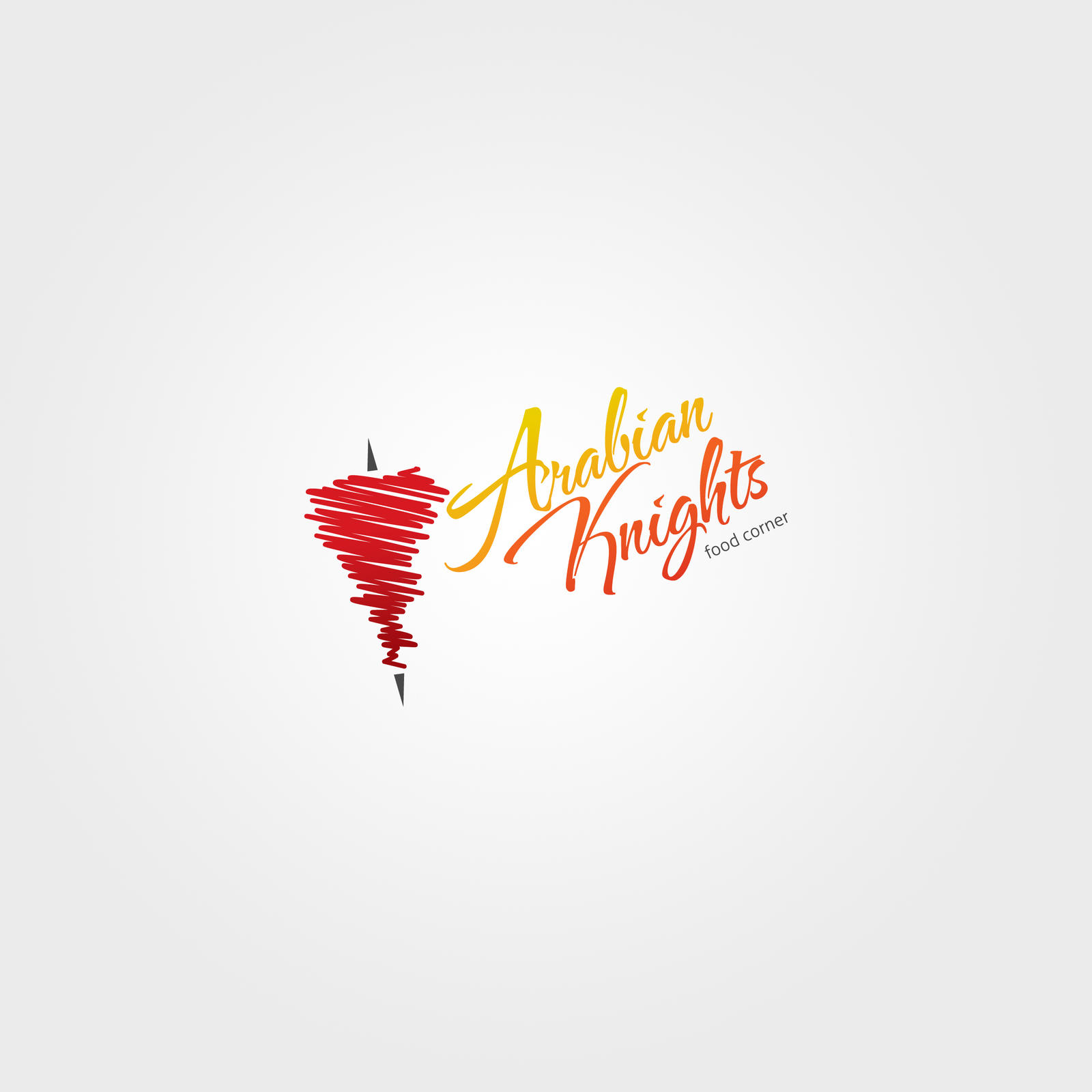Arabian Knight Food Corner Logo By Nabeelibnhassan On Deviantart