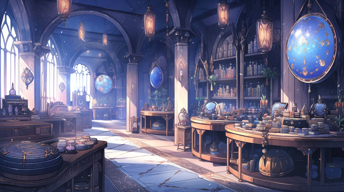 Magic Shop by Mizakiiarte on DeviantArt