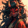 Red Oni female evil- w