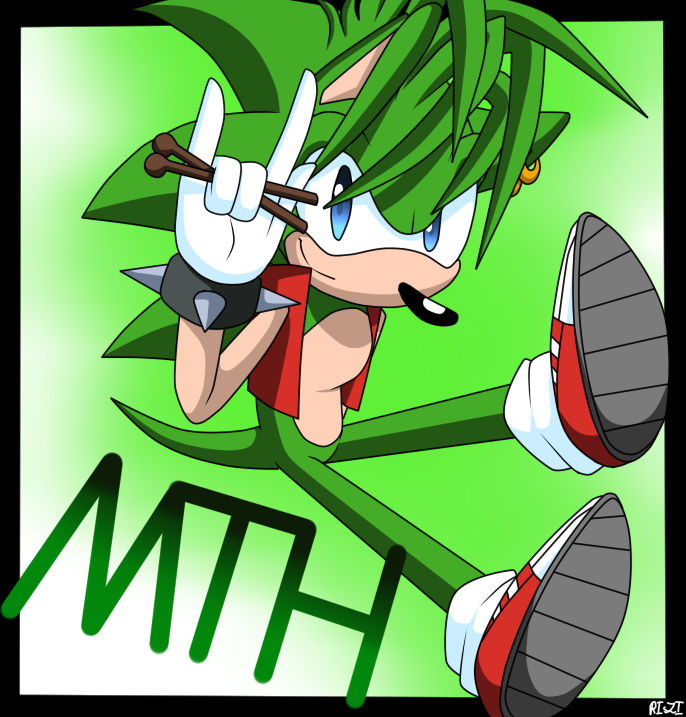 Manic the Hedgehog by RisziArts on DeviantArt
