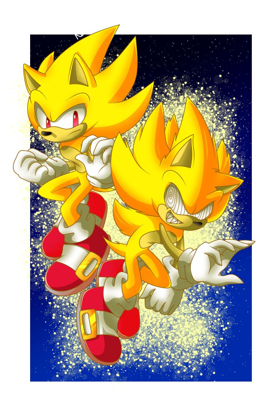 Super Sonic vs Hyper Sonic by leifii on DeviantArt. : r