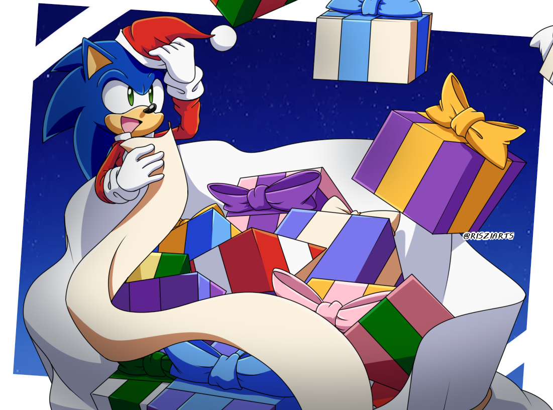 Sonic Fanart: Christmas Party - Finished Artworks - Krita Artists