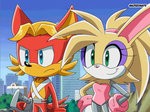 Antoine and Bunnie in Sonic X
