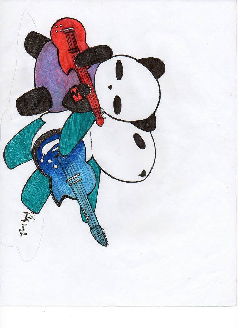 Rock out Pandas by Smitty-Mouse on DeviantArt
