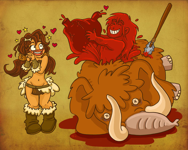 Cave man valentines.