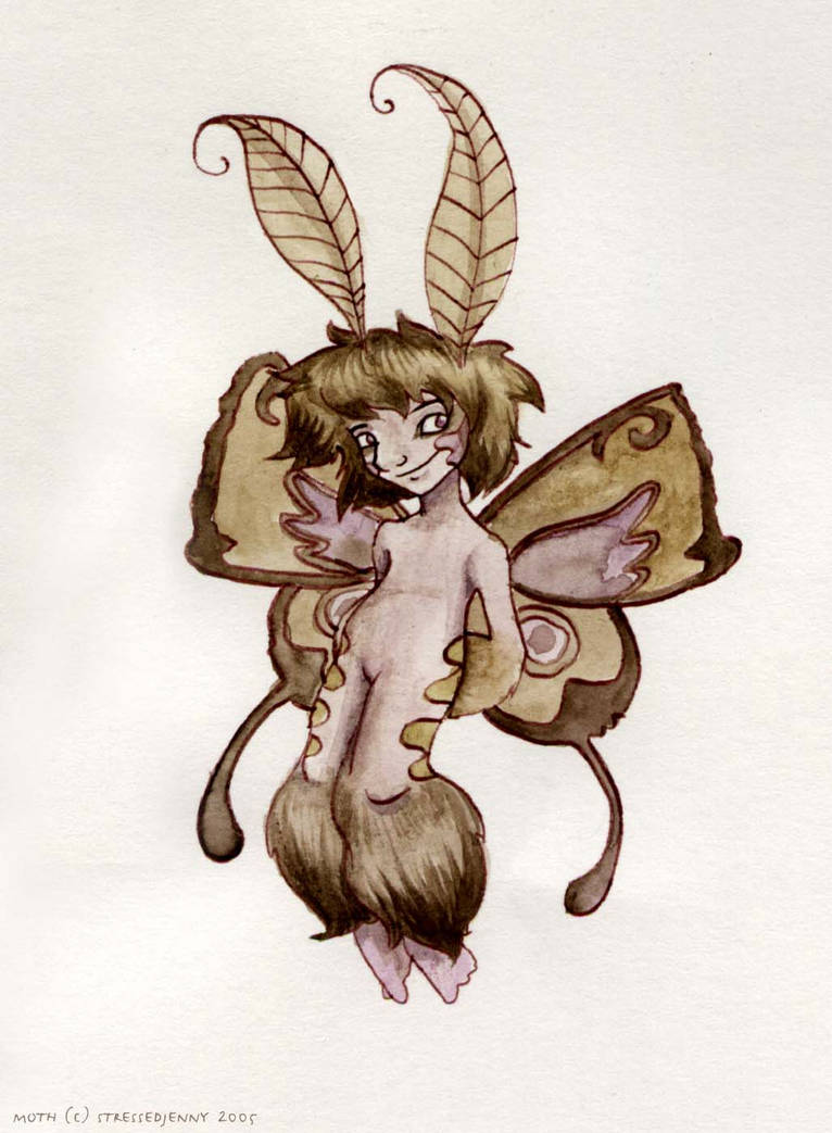 Traditional Moth by StressedJenny