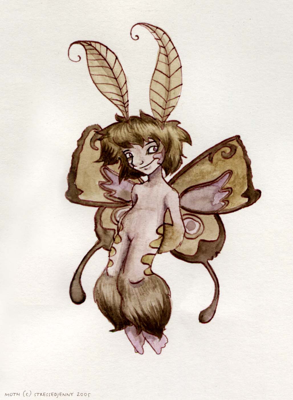 Traditional Moth by StressedJenny